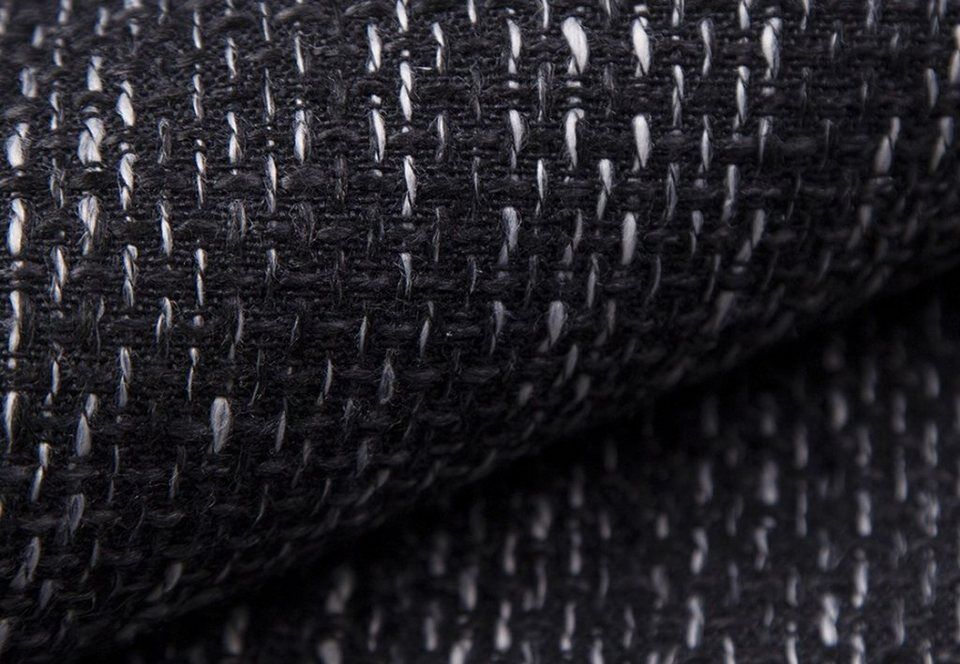 Küchen-Preisbombe Sofa Wohnlandschaft Couch Ecksofa Eckcouch Gewebestoff schwarz