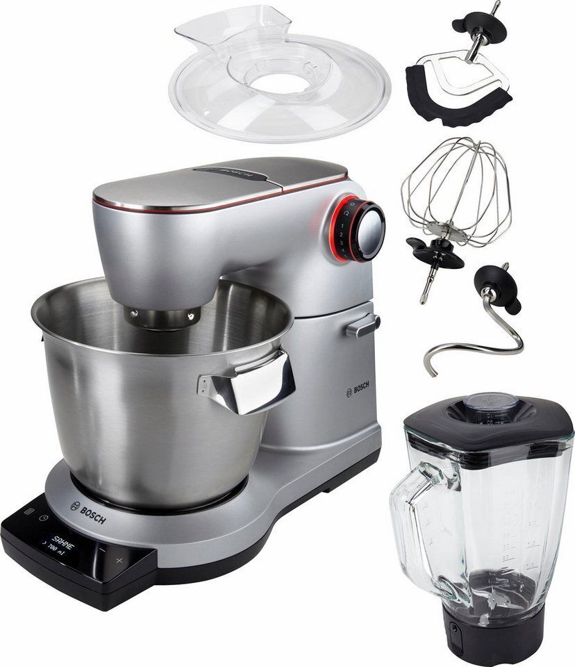 BOSCH Küchenmaschine OptiMUM MUM9DT5S41, 1500 W, 5,5 l Schüssel, integrierter Ti