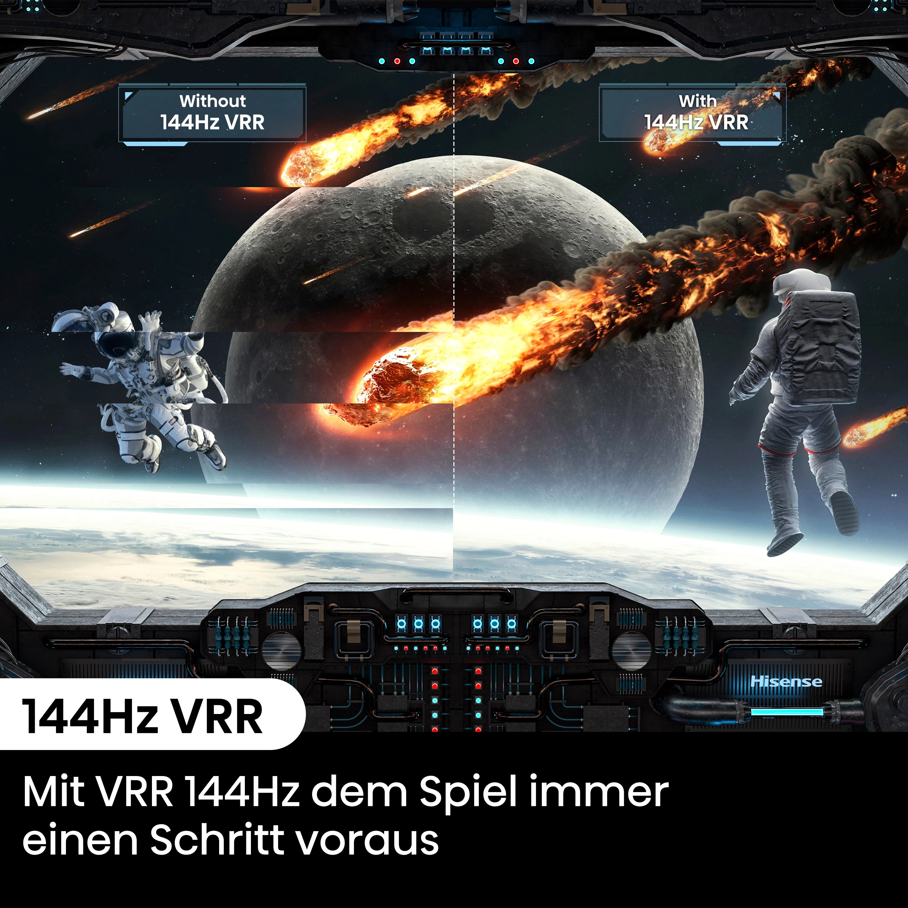 Hisense 75E77NQ PRO QLED-Fernseher (189 cm/75 Zoll, 4K Ultra HD, Smart-TV, 4K UHD, QLED)
