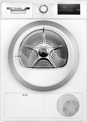 BOSCH Kondenstrockner Serie 4 WTN852H3 - Serie 4 Kondenstrockner Express, weiß