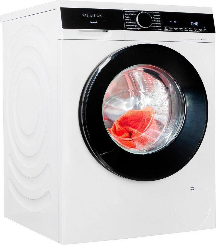 SIEMENS Waschmaschine iQ500 WG56G2Z41, 10 kg, 1600 U/min, Knitter-Programm smart
