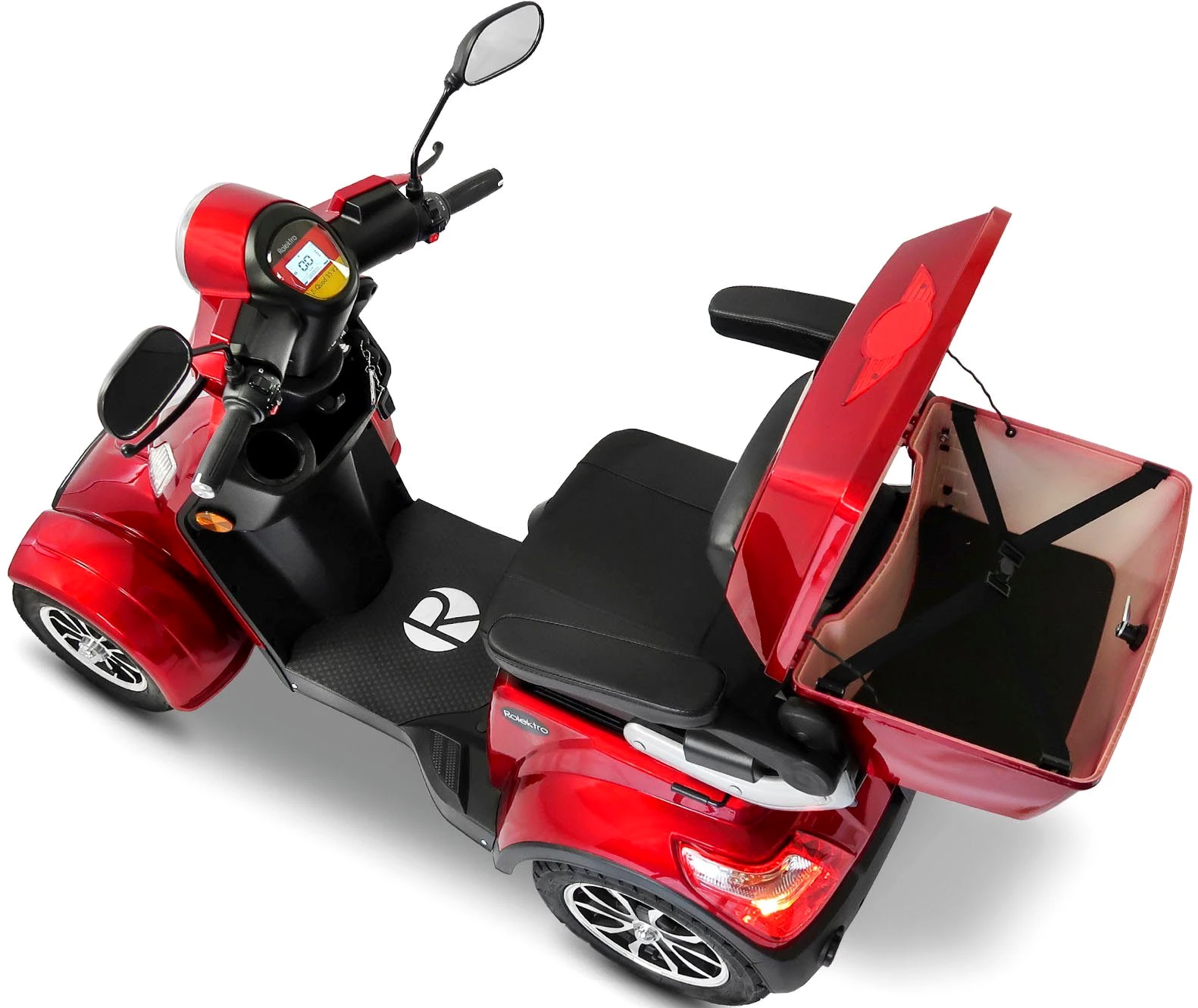 Rolektro Elektromobil Rolektro E-Quad 15 V.3 Lithium, 1000 W, 15 km/h, (mit Topcase)