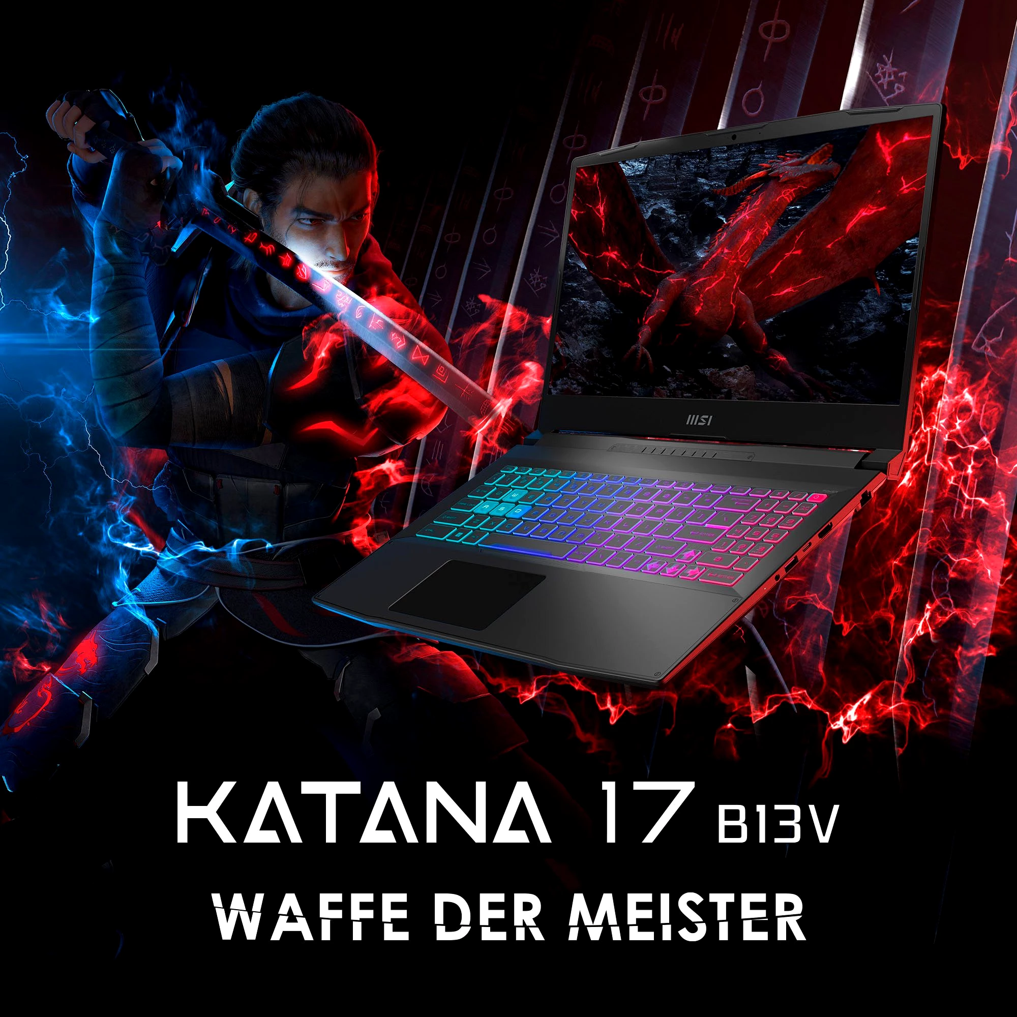 MSI Katana 17 B13VGK-1296 Gaming-Notebook