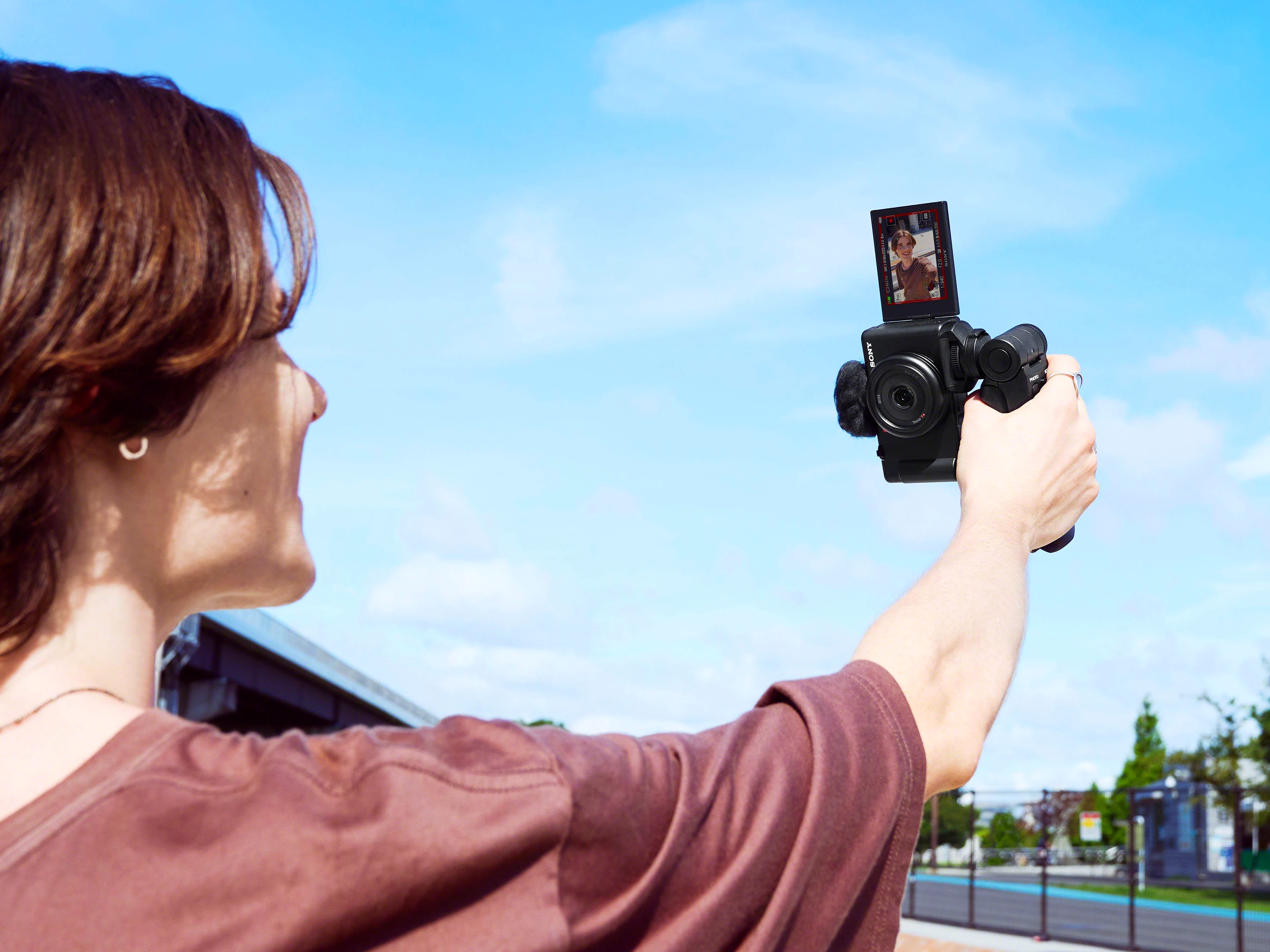Sony Vlog ZV-1F Kompaktkamera