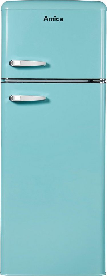 Amica Kühl-/Gefrierkombination KGC1563 T, 144 cm hoch, 55 cm breit