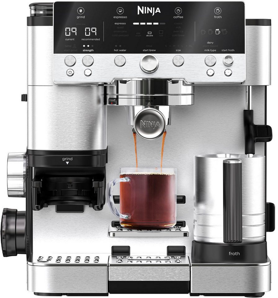 NINJA Espressomaschine ES601EU, Espresso-, Cold Brew- und Filterkaffeemaschine