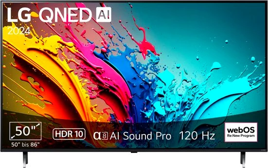 LG 50QNED85T6A QNED-Fernseher (126 cm/50 Zoll, 4K Ultra HD, Smart-TV)