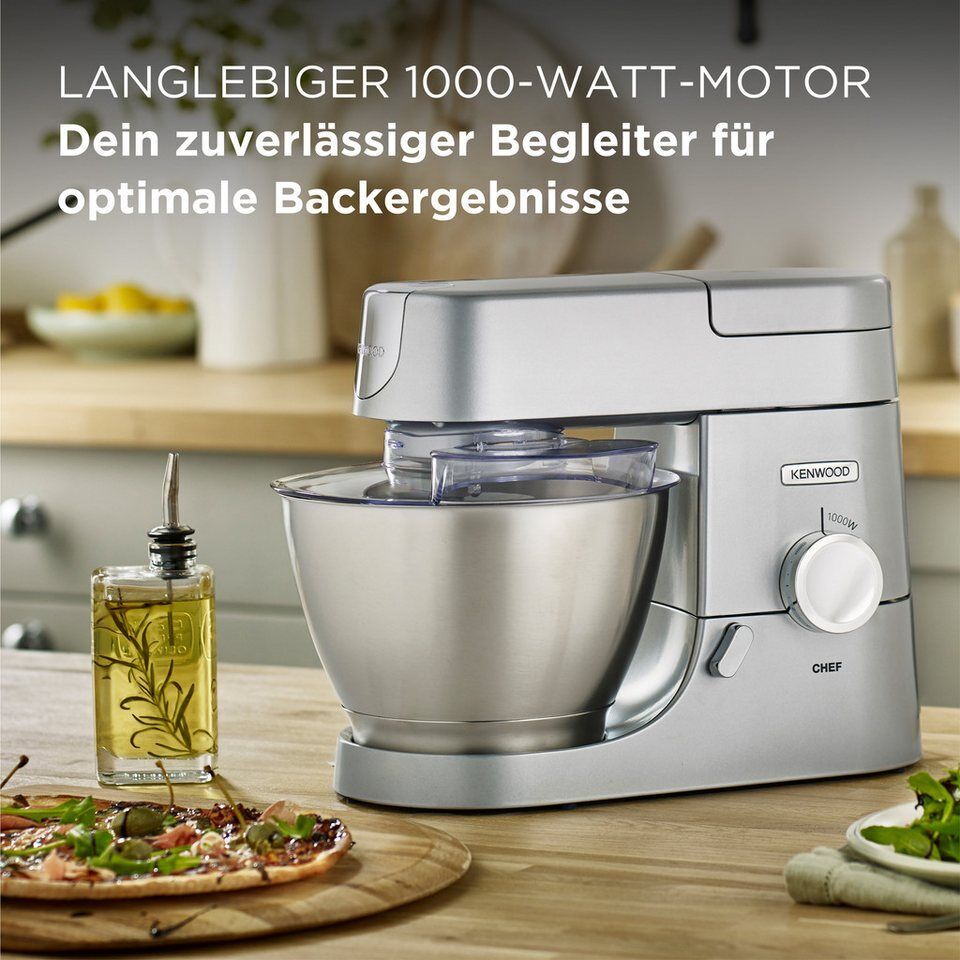 KENWOOD Küchenmaschine Chef KVC3110S, 1000 W, 4,6 l Schüssel