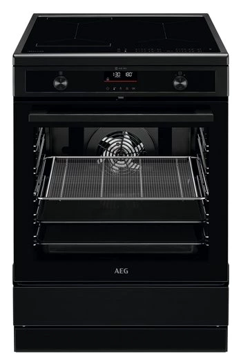 AEG Induktions-Standherd CIB6499APB, mit Teleskopauszug nachrüstbar, Bridge-Funktion