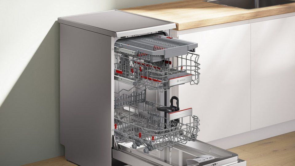 BOSCH Standgeschirrspüler Serie 6 SPS6EMI21E, 10 Maßgedecke, Mit 3-fach Rack Mat