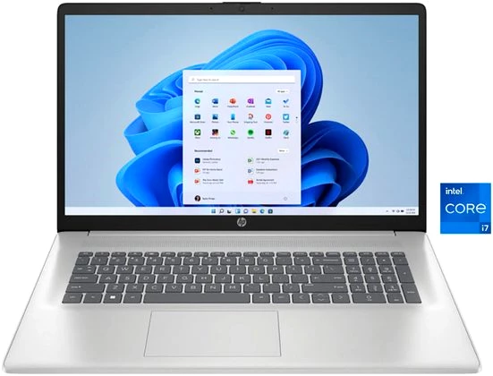 HP 17-cn2254ng Notebook (43,9 cm/17,3 Zoll, Intel Core i7 1255U, Iris® Xᵉ Graphics, 1000 GB SSD)