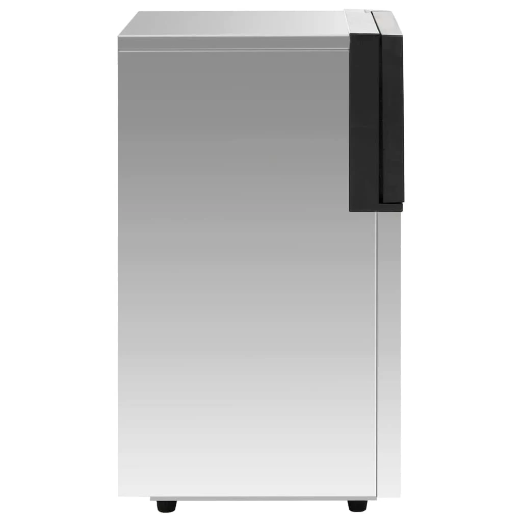 vidaXL Eiswürfelmaschine Eiswürfelmaschine 420 W Silbern 45 kg 24 h