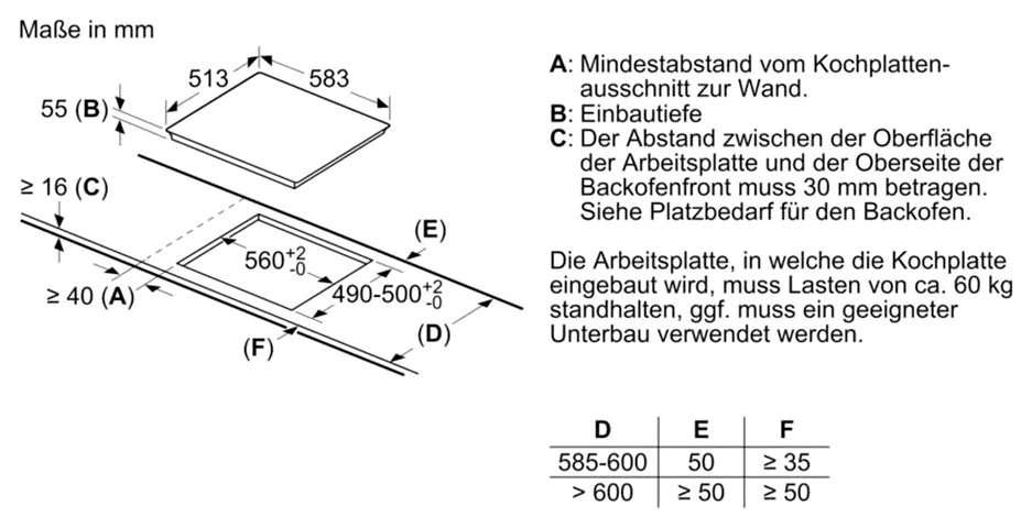 BOSCH Induktions-Kochfeld Serie 4 PIF64RBB5E