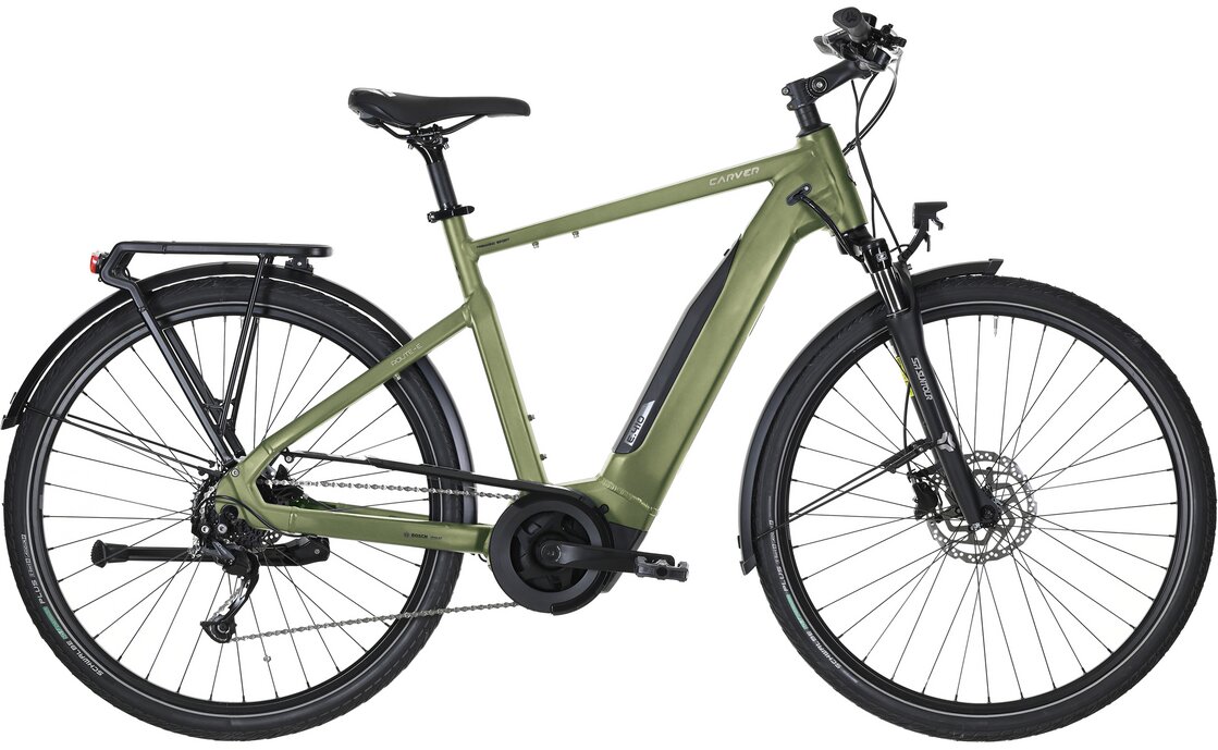 Carver Route E.410 - 500 Wh - 28 Zoll - Diamant - 2026 Grün