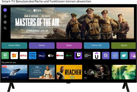 LG OLED65B4ELA OLED-Fernseher (164 cm/65 Zoll, 4K Ultra HD, Smart-TV)