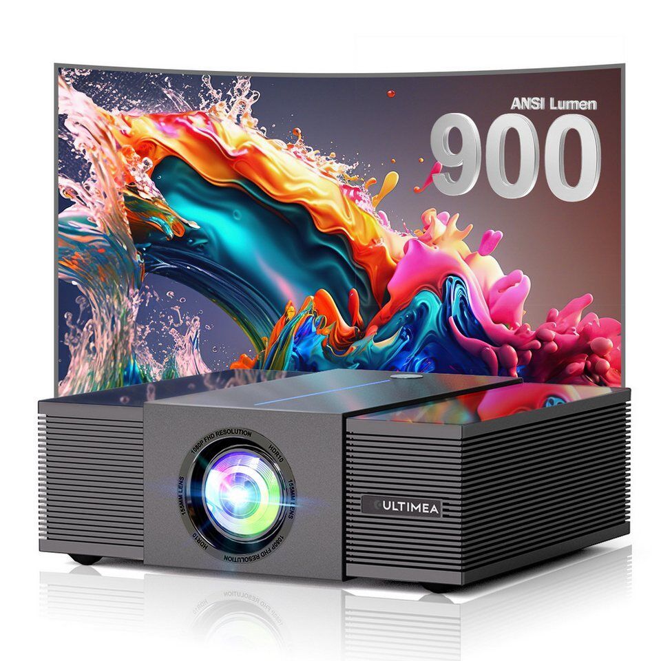 Ultimea Apollo P60 Beamer mit Hindernisvermeidung,6D Trapezkorrektur&Autofokus B