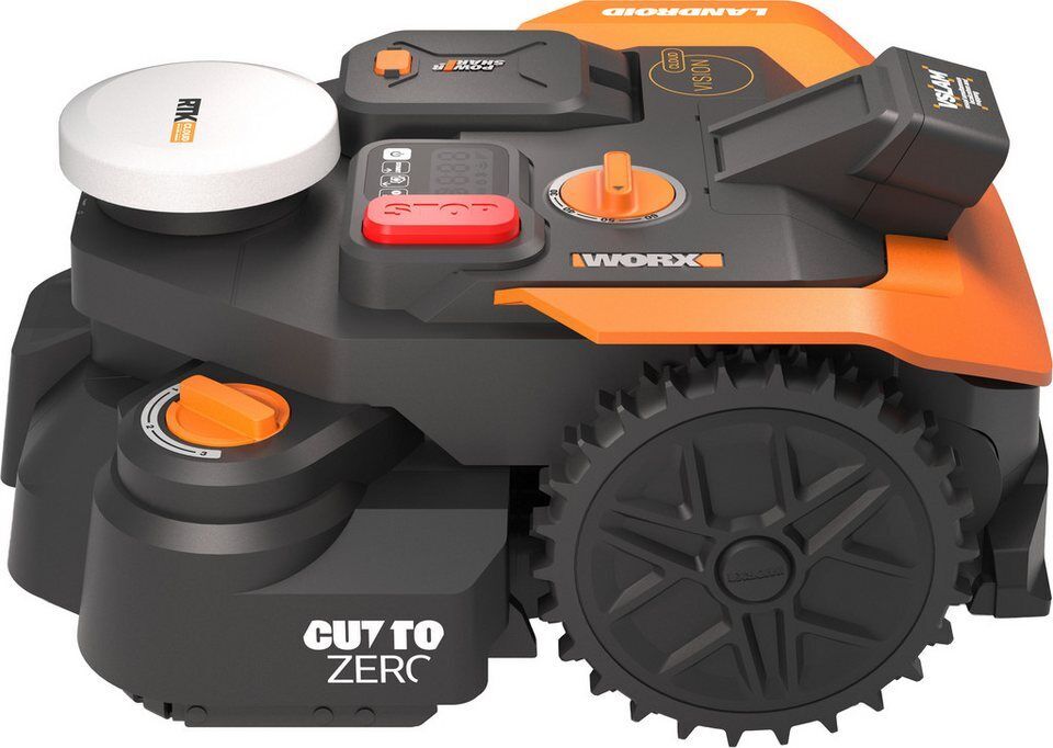 Worx Rasenmähroboter Landroid Vision Cloud WR308E 2WD ohne Begrenzungskabel, Aut