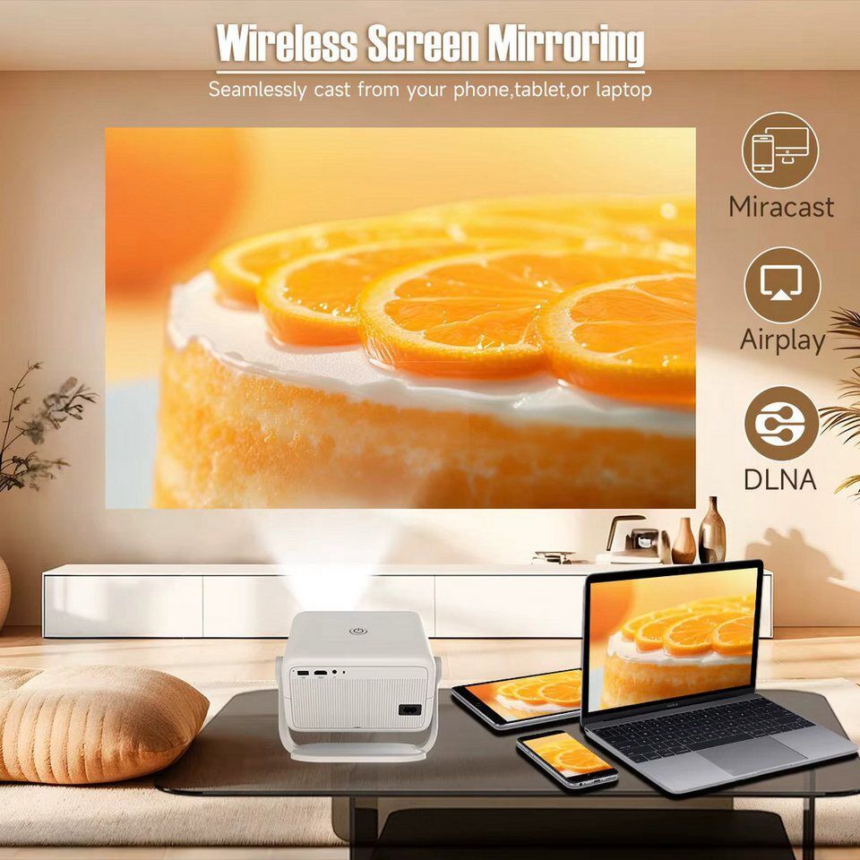 Magcubic Magcubic Tragbarer Mini Projektor Beamer L018 4K Android 11 Wifi6 Porta