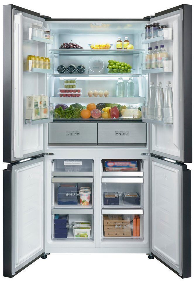 Hanseatic Multi Door HCDA19090CBI, 190,5 cm hoch, 91 cm breit, NoFrost, Multizon