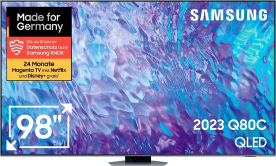 Samsung GQ98Q80CAT LED-Fernseher (247 cm/98 Zoll, Smart-TV)