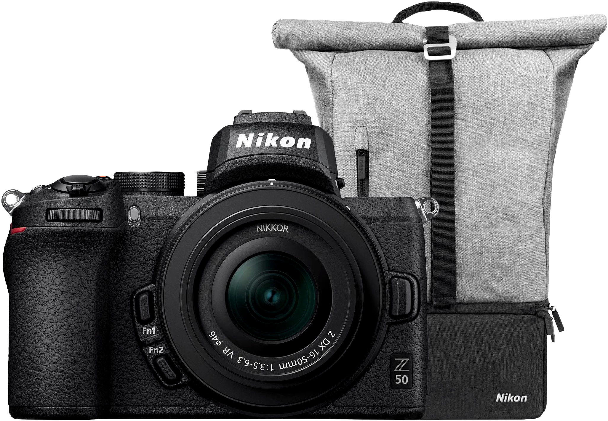 Nikon Z50 DX 16-50 mm 1:3.5-6.3 VR + Rucksack Systemkamera