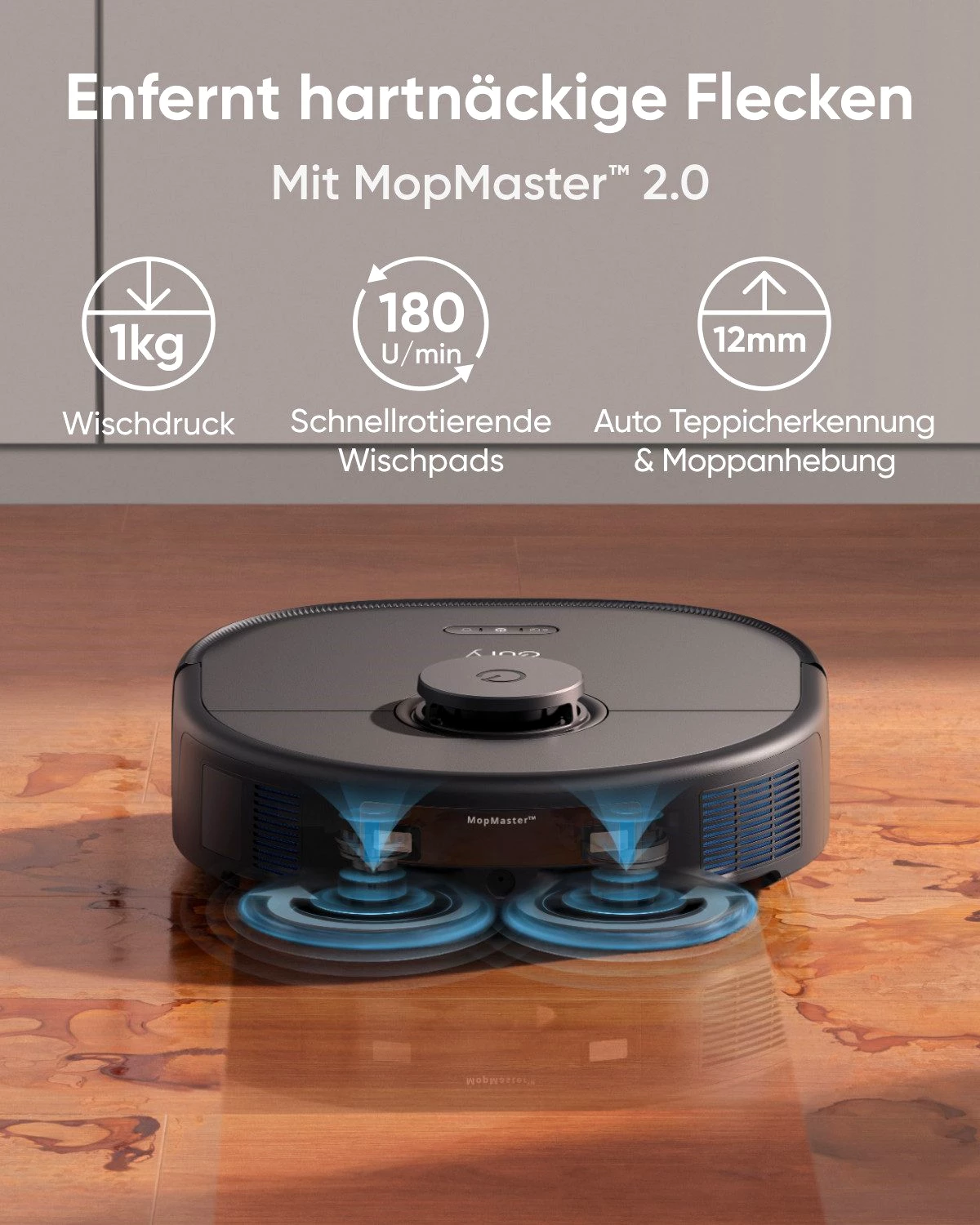 eufy Saugroboter X10 Pro Omni, 8.000Pa, Auto-Absaugen/Befüllen