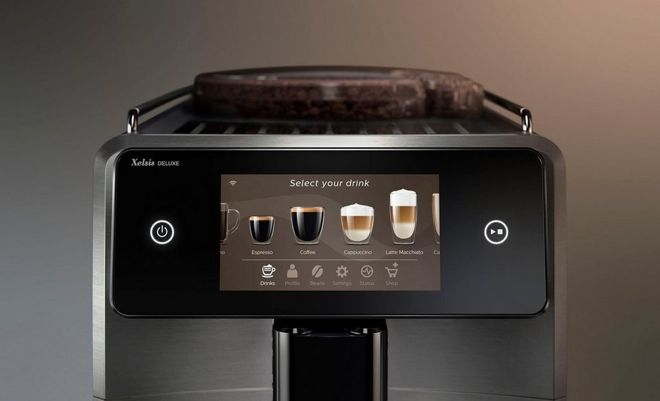 Saeco Kaffeevollautomat Saeco Xelsis Deluxe SM8785/00, 22 Kaffeespezialitäten, 8