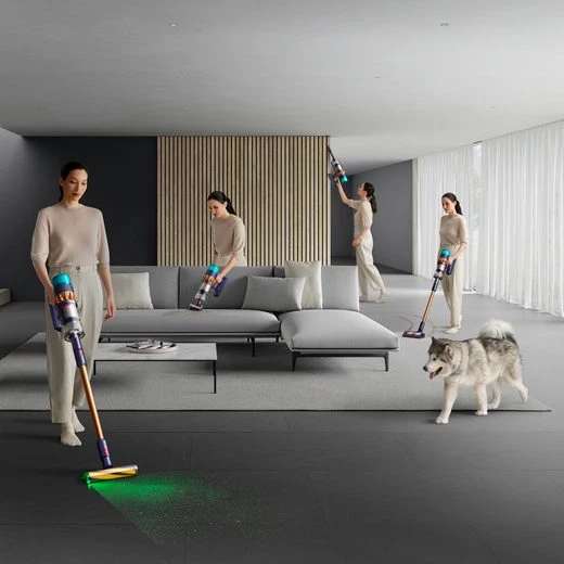 DYSON Akku-Hand-und Stielstaubsauger Dyson Gen5detect™ Absolute, 752 W