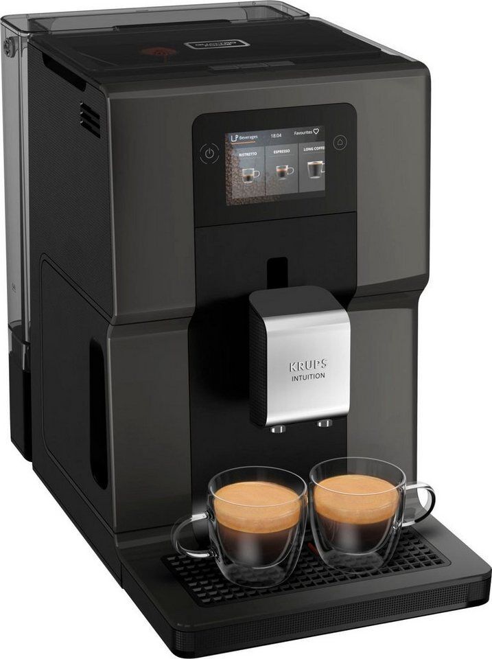 Krups Kaffeevollautomat EA872B Intuition Preference, 3,5"-Farb-Touchscreen, intu