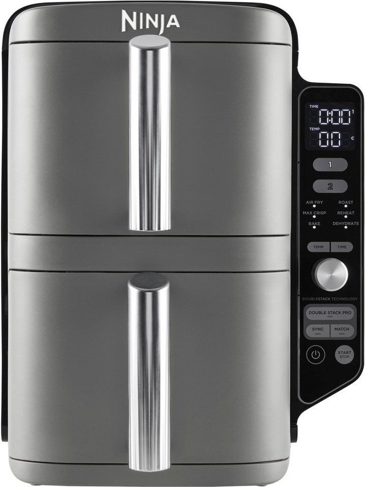 NINJA Heißluftfritteuse SL400EU Double Stack XL, 2470 W