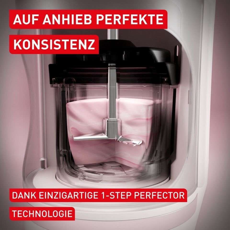 Tefal Eismaschine Dolci, 1,4 l, 600 W, 10 Programme, automatisches Reinigungspro