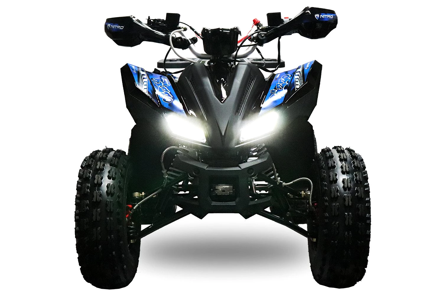 NITRO MOTORS Quad 125cc midi Kinder Quad Rizzo RS8-A Platin Kinderquad 125,00 ccm, 50 km/h