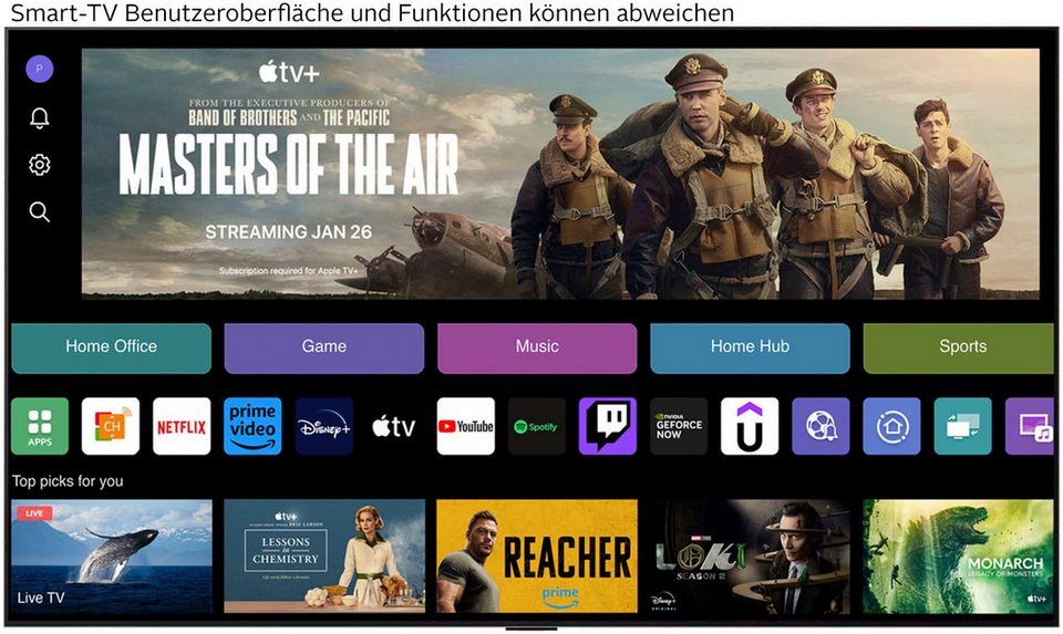 LG OLED77G57LW OLED-Fernseher (195 cm/77 Zoll, 4K Ultra HD, Smart-TV)