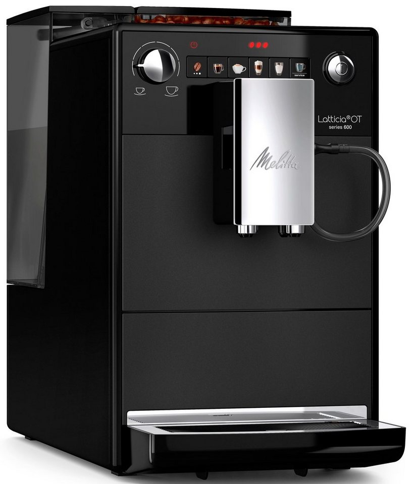 Melitta Kaffeevollautomat Latticia® One Touch F300-100, schwarz, doppelte Milcha