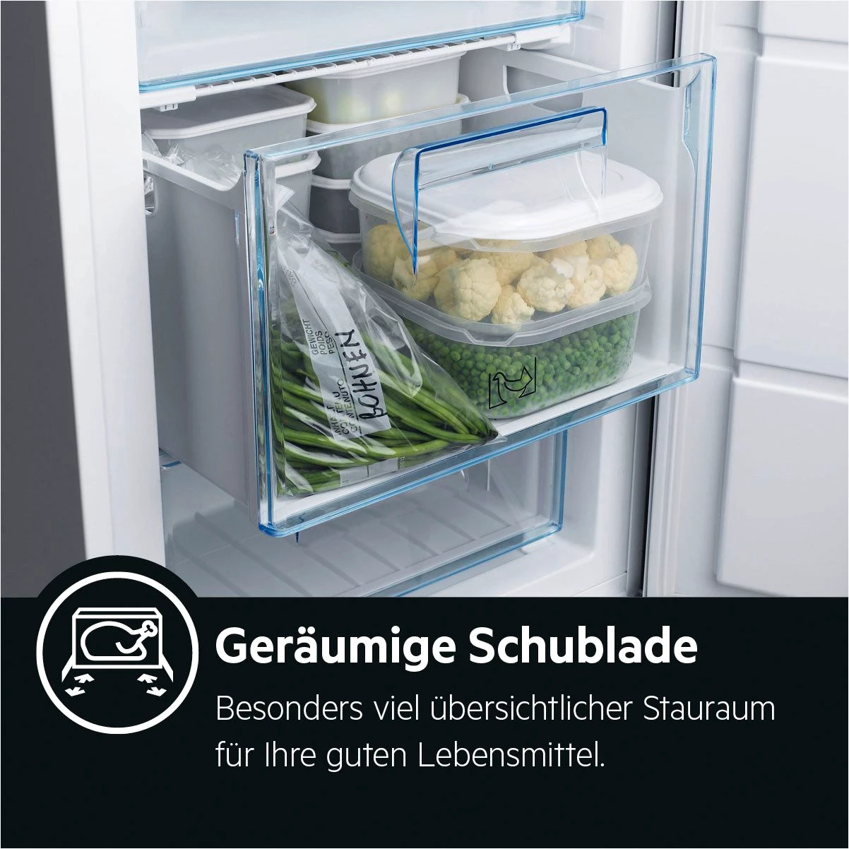 AEG Einbaugefrierschrank TAB6L88EF, 87,3 cm hoch, 55,6 cm breit