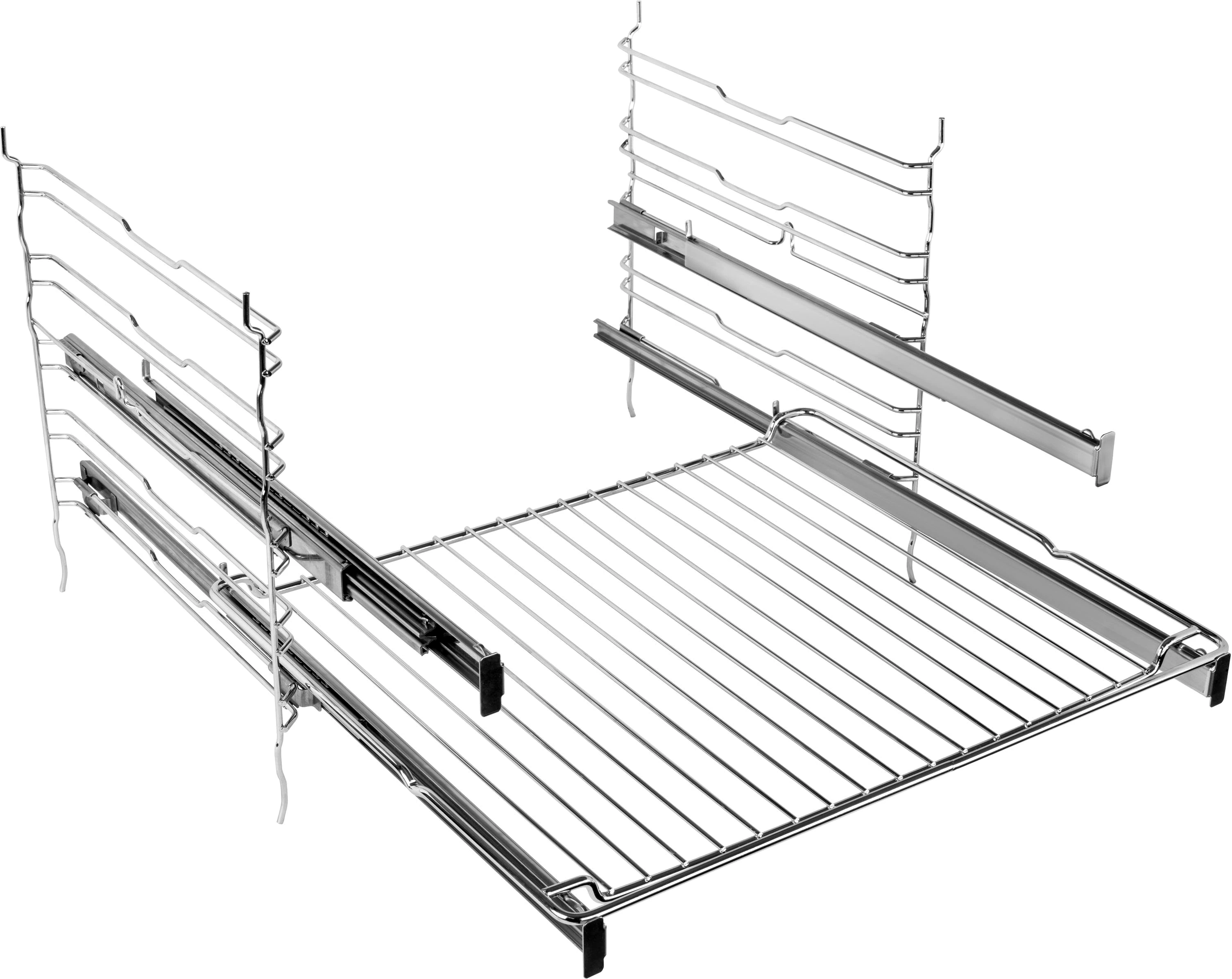 BAUKNECHT Backofen-Set BAKO Attraction 2, mit 2-fach-Teleskopauszug, Hydrolyse, PowerHeißluft
