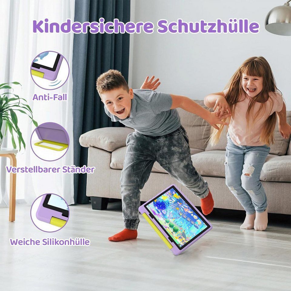 BUFO 10'' Android 14 Octa Core 64GB 1280x800 HD IPS WiFi 6 Lern Kinder Tablet (1