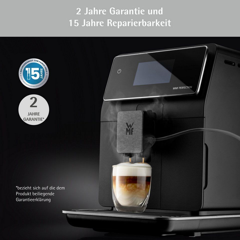 WMF Kaffeevollautomat Perfection 740 CP820810, intuitive Benutzeroberfläche, per