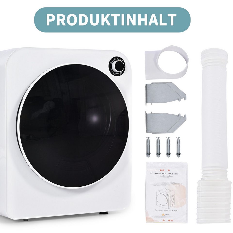 autolock Ablufttrockner ES289981WAA, Edelstahl Trockner, wandmontierbar, Energie