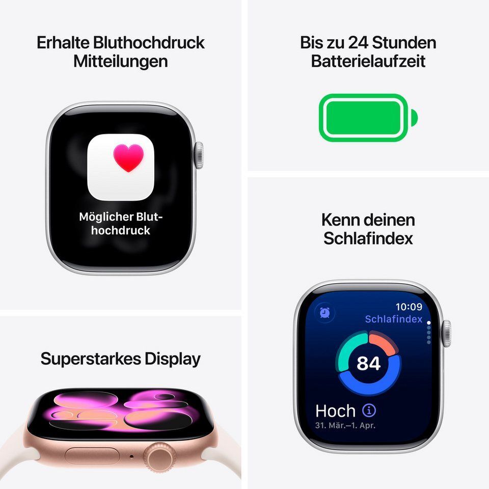 Apple Watch Series 11 Smartwatch (Watch OS), 1-tlg.