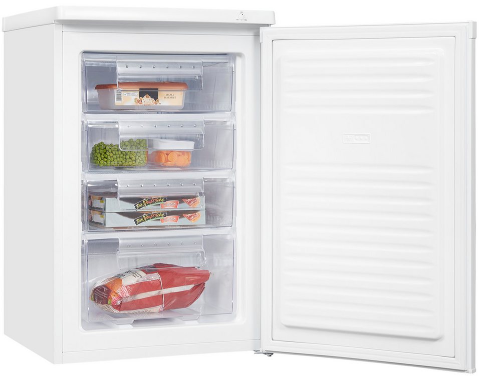 exquisit Gefrierschrank GS80-040E weiss, 85,5 cm hoch, 55 cm breit, 4*-Gefriersc