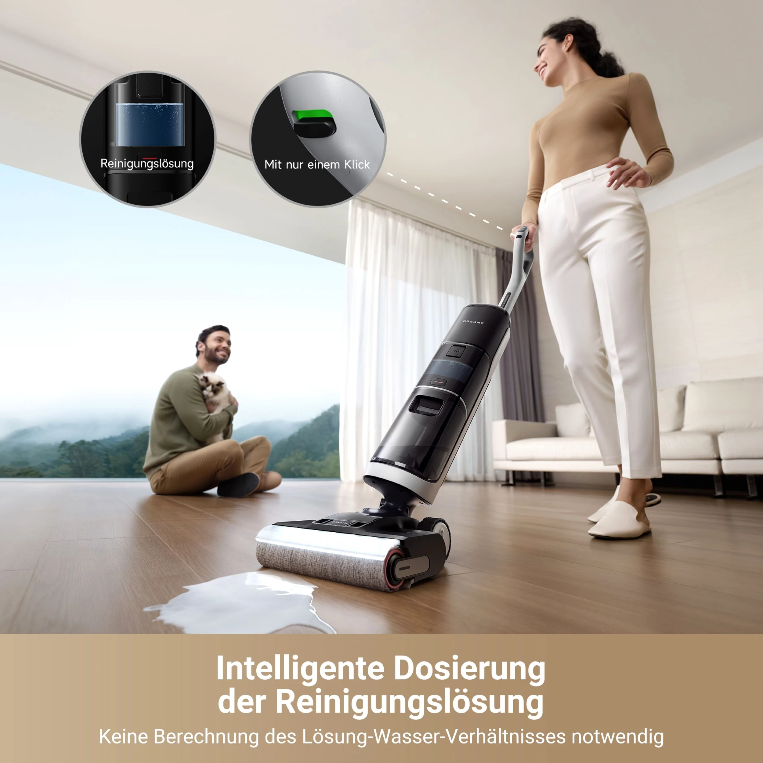 Dreame Nass-Trocken-Sauger Dreame H14 Pro mit 18.000 Pa Saugkraft, 400 W