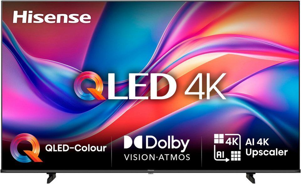 Hisense 65E77Q QLED-Fernseher (164 cm/65 Zoll, 4K Ultra HD, Smart-TV, 4K UHD QLE