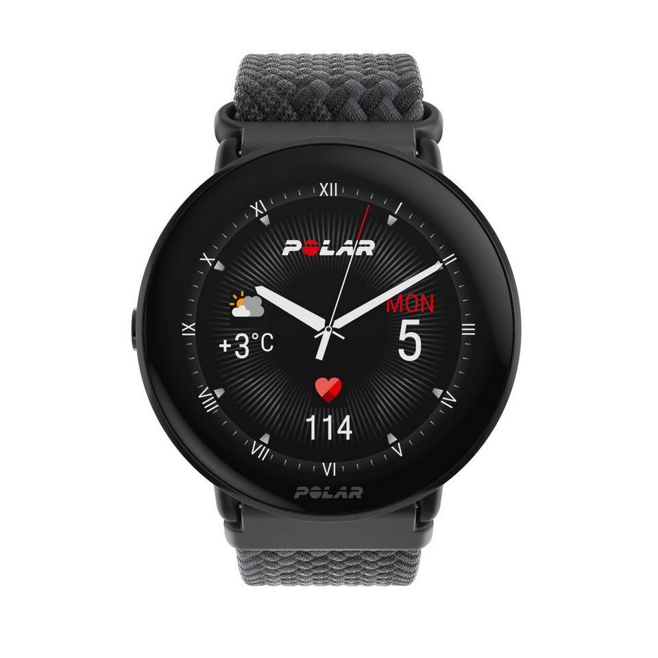 Polar IGNITE 3 BRAIDED YARN Smartwatch (3,3 cm/1,28 Zoll, Proprietär)