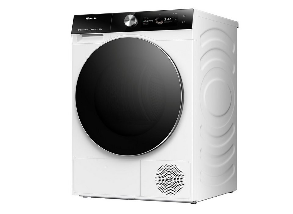 Hisense Wärmepumpentrockner DH7S107BW, Dynamisches TFT-Touch-Display