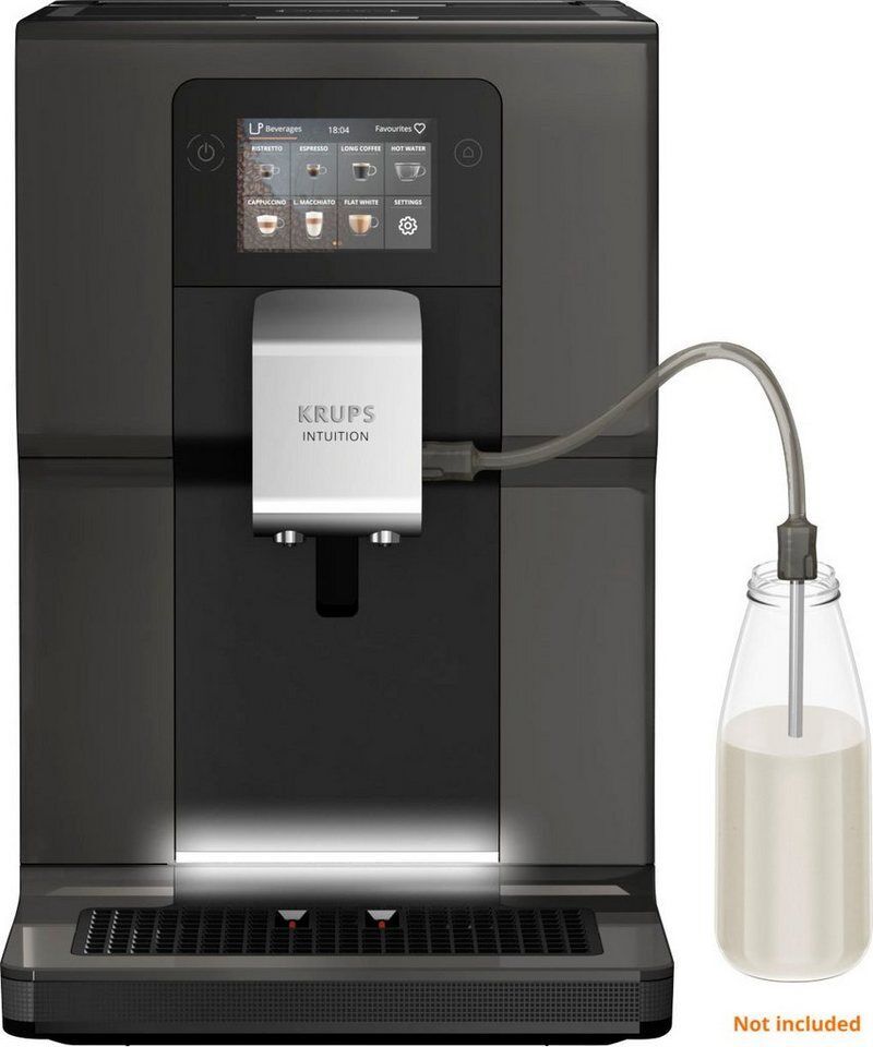 Krups Kaffeevollautomat EA872B Intuition Preference, 3,5"-Farb-Touchscreen, intu