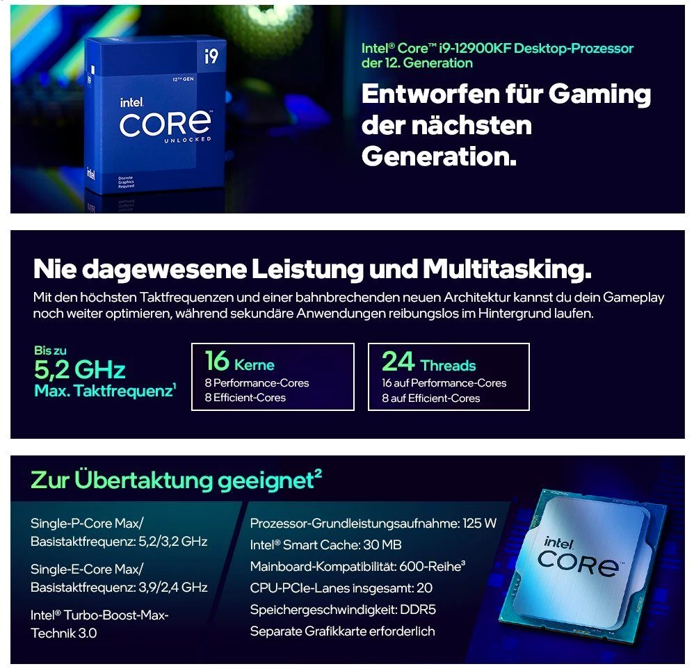 MEINPC Intel i9 GeForce RTX 4060 Gaming-PC RGB, Gaming, Gamer, Windows 11 Pro ... mehr