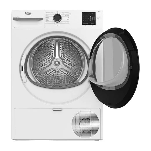 BEKO Wärmepumpentrockner BM3T38249W, 8 kg, Hygiene Trockne, Allergikergeeignet, 15 Programme