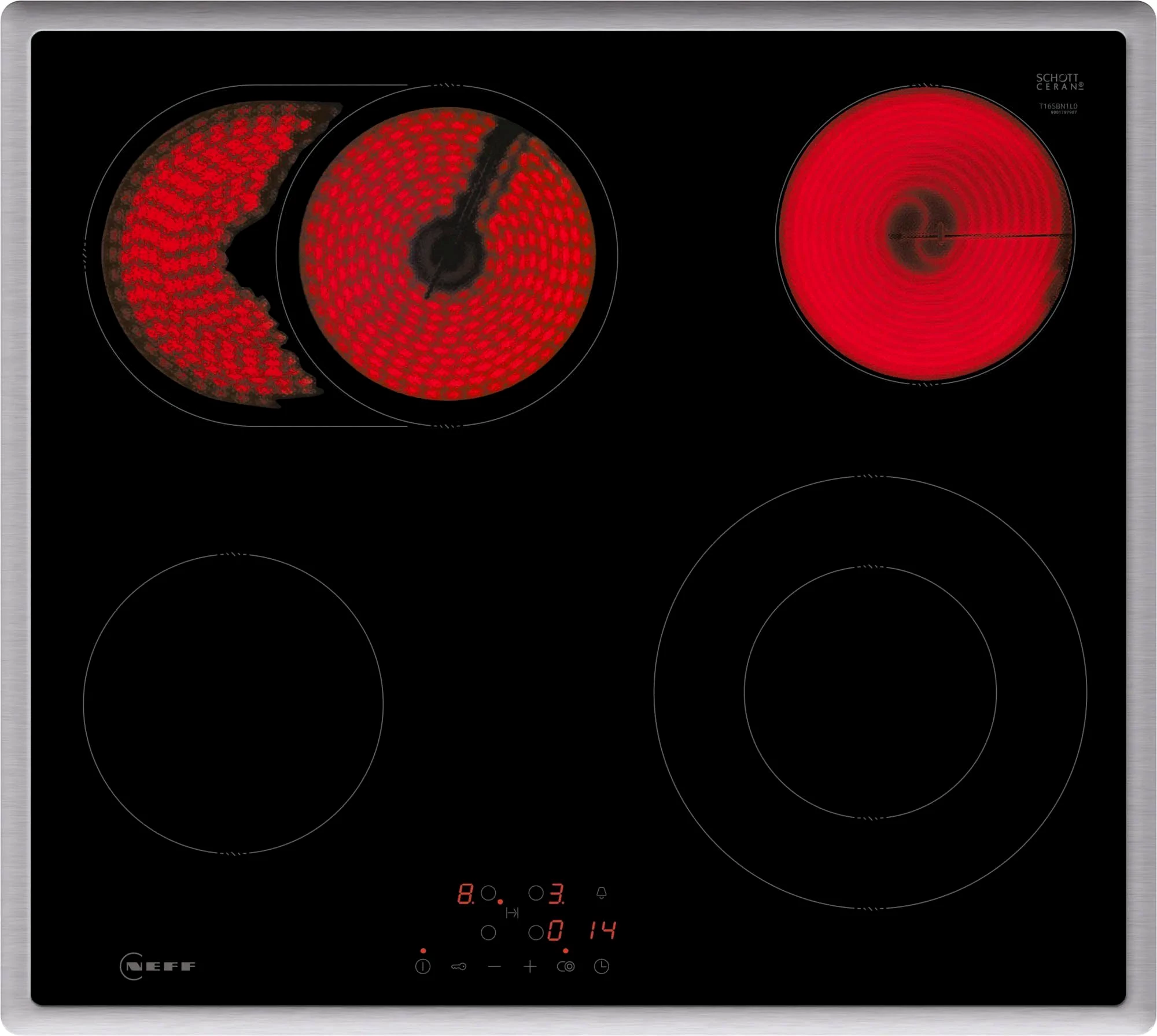 NEFF Backofen-Set N 30/N 50 BX16B, mit Teleskopauszug nachrüstbar