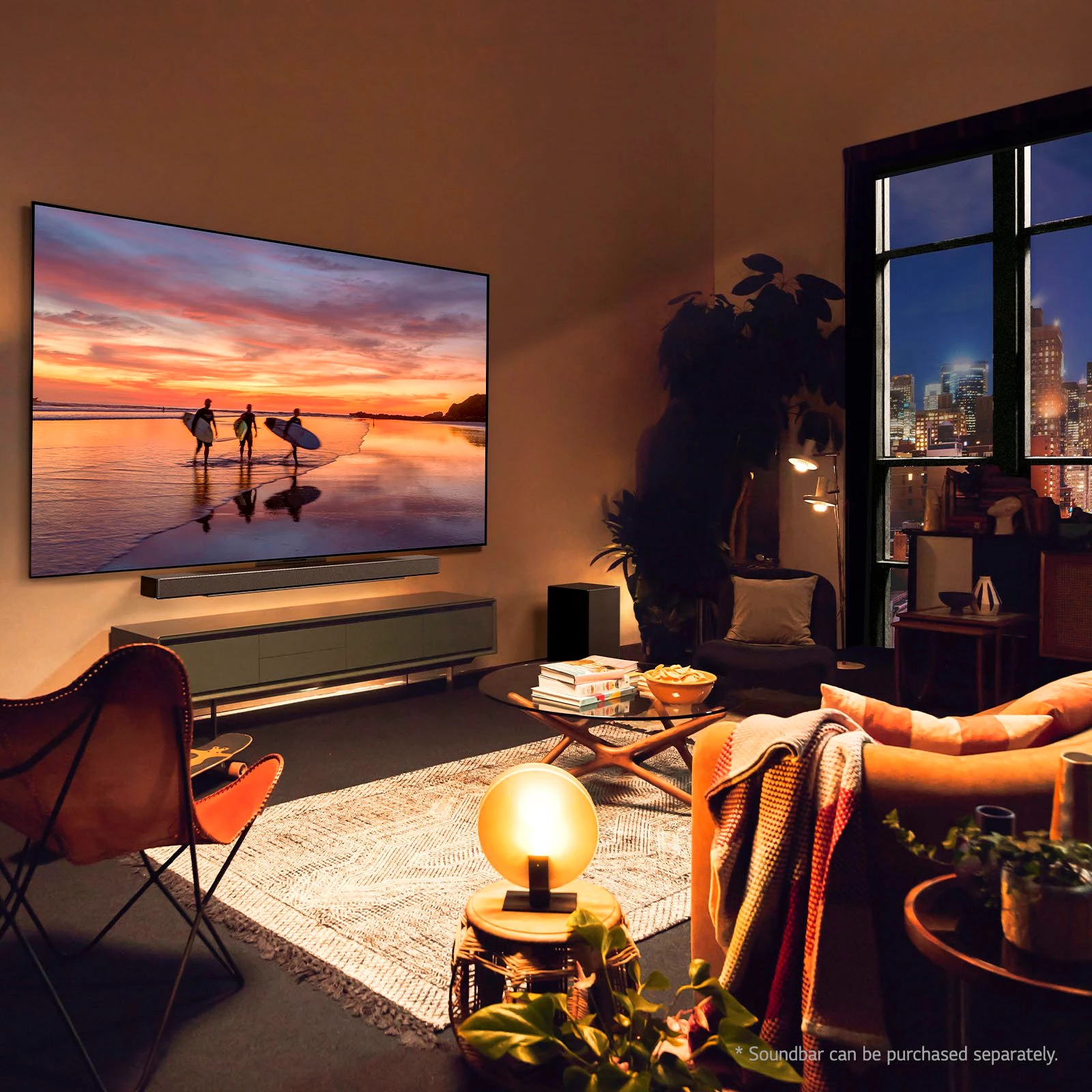 LG OLED77C47LA OLED-Fernseher (195 cm/77 Zoll, 4K Ultra HD, Smart-TV)